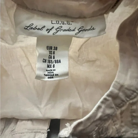 H&M LOGG Cream Eyelet Tank Cotton - Picture 2 of 3